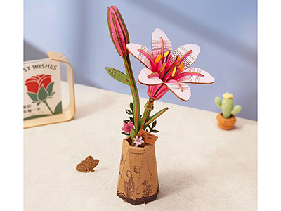 WOOD BLOOM PINK LILLY KIT