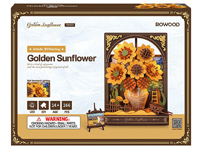 BOOK NOOK GOLDEN SUNFLOWER KIT