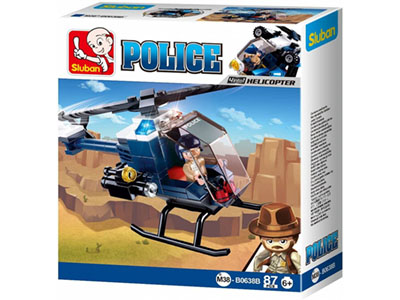 POLICE HELICOPER 87pcs