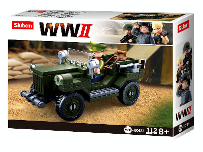 WW2 GAZ 67 FIELD CAR 112pc WW2 GAZ 67 FIELD CAR 112pc