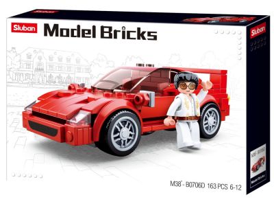 RED SPORTS CAR 163pcs RED SPORTS CAR 163pcs