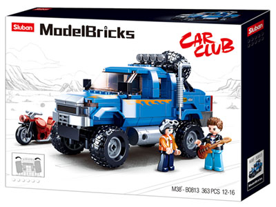MODEL BRICKS 4WD BLUE 363pcs MODEL BRICKS 4WD BLUE 363pcs