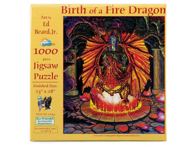 BIRTH OF A FIRE DRAGON 1000pc