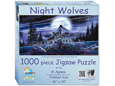 NIGHT WOLVES 1000pc