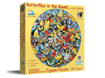 BUTTERFLIES IN THE ROUND 1000p
