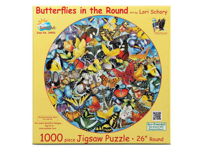 BUTTERFLIES IN THE ROUND 1000p