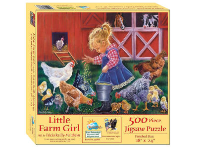LITTLE FARM GIRL 500pc