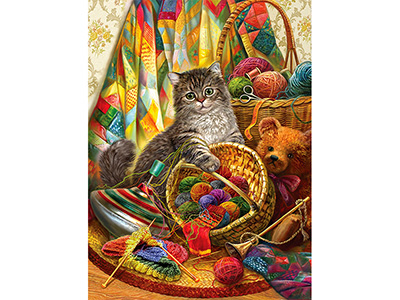 KITTEN AND WOOL 1000pc