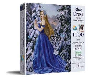 BLUE DRESS 1000pc