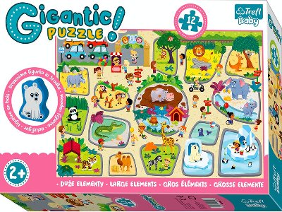 BABY GIGA PUZZLE ZOO 60x40cm BABY GIGA PUZZLE ZOO 60x40cm