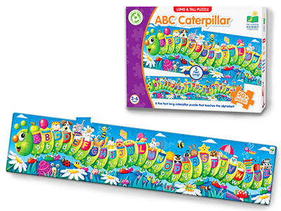 ABC CATERPILLAR PUZZLE 50pc