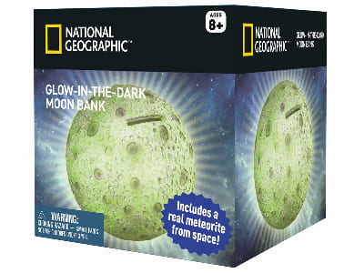 GLOW IN THE DARK MOON BANK GLOW IN THE DARK MOON BANK