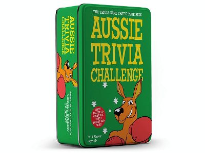 AUSSIE TRIVIA CHALLENGE TIN AUSSIE TRIVIA CHALLENGE TIN