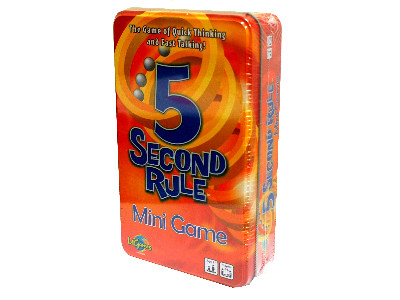 5 SECOND RULE CARD GAME (TIN)