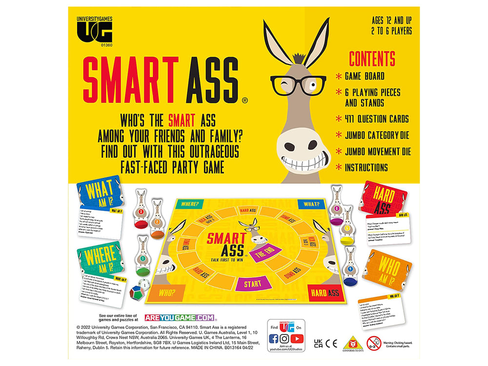 SMART ASS BOARD GAME