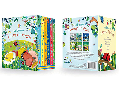 USBORNE PEEP INSIDE 6 BOOK SET