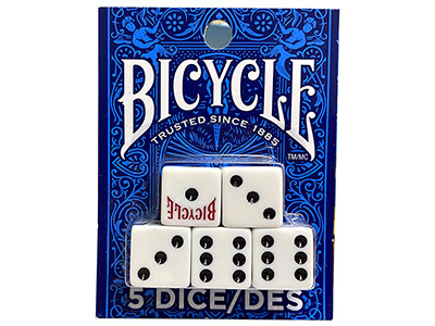 DICE X 5 BLISTER (Bicycle)