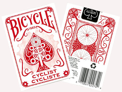 BICYCLE POKER CYCLIST BICYCLE POKER CYCLIST