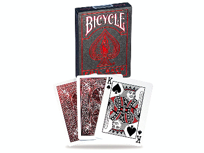 BICYCLE POKER CRIMSON METALLUX BICYCLE POKER CRIMSON METALLUX