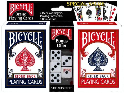 BICYCLE POKER w/5 DICE BICYCLE POKER w/5 DICE