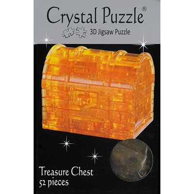3D TREASURE CHEST CRYSTAL PUZZ 3D TREASURE CHEST CRYSTAL PUZZ