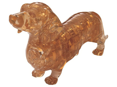 3D DACHSHUND CRYSTAL PUZZLE