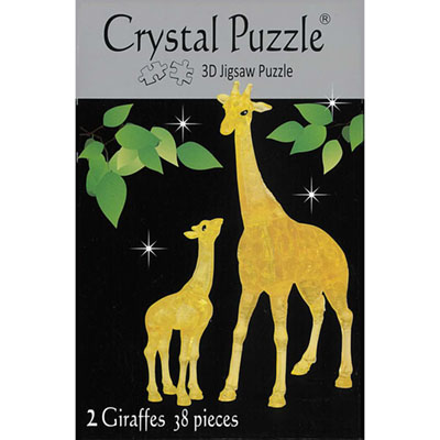 3D GIRAFFES CRYSTAL PUZZLE