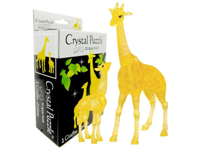 3D GIRAFFES CRYSTAL PUZZLE