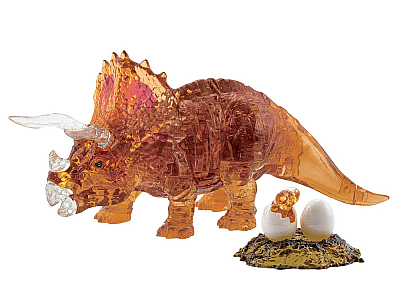 3D TRICERATOPS CRYSTAL PUZZLE