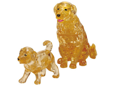 3D GOLDEN RETRIEVER & PUPPY