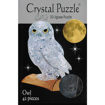 3D OWL CRYSTAL PUZZLE