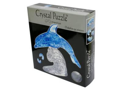 3D BLUE DOLPHIN CRYSTAL PUZZLE 3D BLUE DOLPHIN CRYSTAL PUZZLE