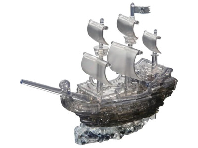 3D PIRATE SHIP CRYSTAL PUZZLE