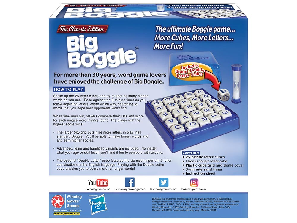 BOGGLE, BIG BOGGLE