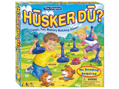 HUSKER DU Classic Memory Game