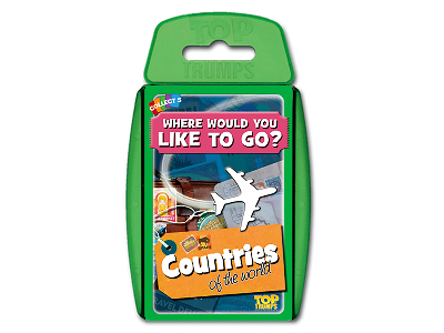 TOP TRUMPS COUNTRIES OF WORLD