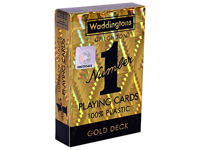 WADDINGTON PLAYING CARDS GOLD