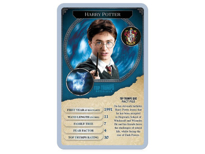 TOP TRUMPS HP WITCHES WIZARDS