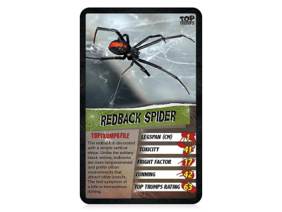 TOP TRUMPS SPIDERS